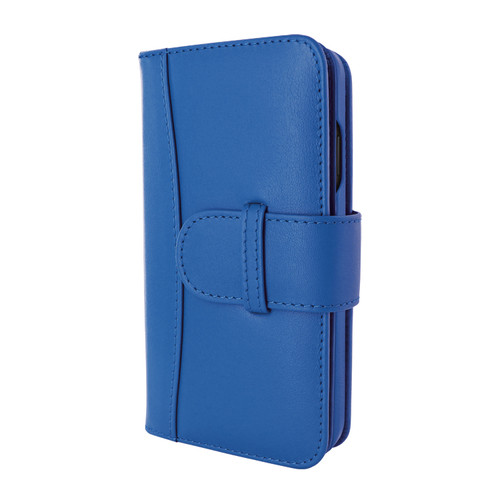 Piel Frama 854 Blue WalletMagnum Leather Case for Apple iPhone 12 / iPhone 12 Pro